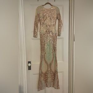 Color Block maxi sequin dress from MISS ord